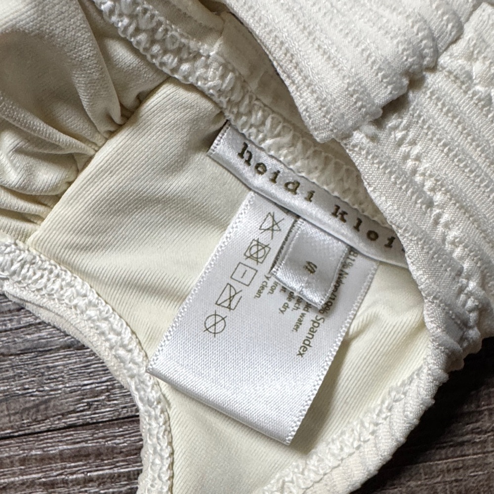 Heidi Klein Ivory Ribbed Bikini Set - Picture 7 of 11